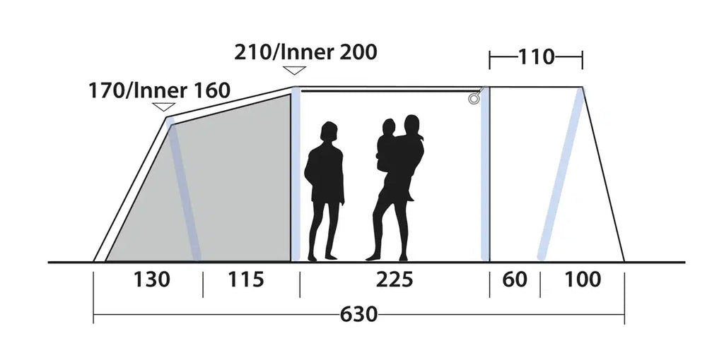 Outwell Sacramento 4 Air Tent 2026