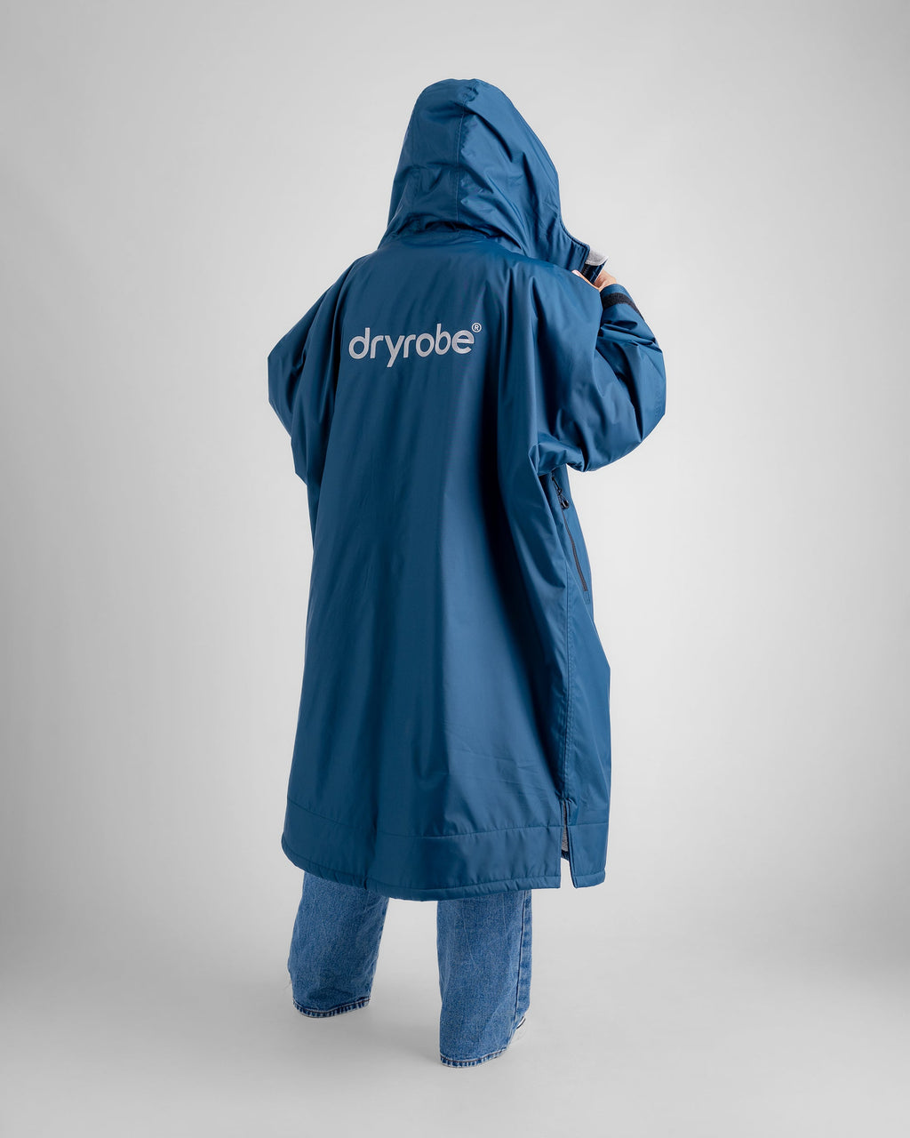 Dryrobe Advance Long Sleeve Deep Sea Blue Camo Advance Changing Robe