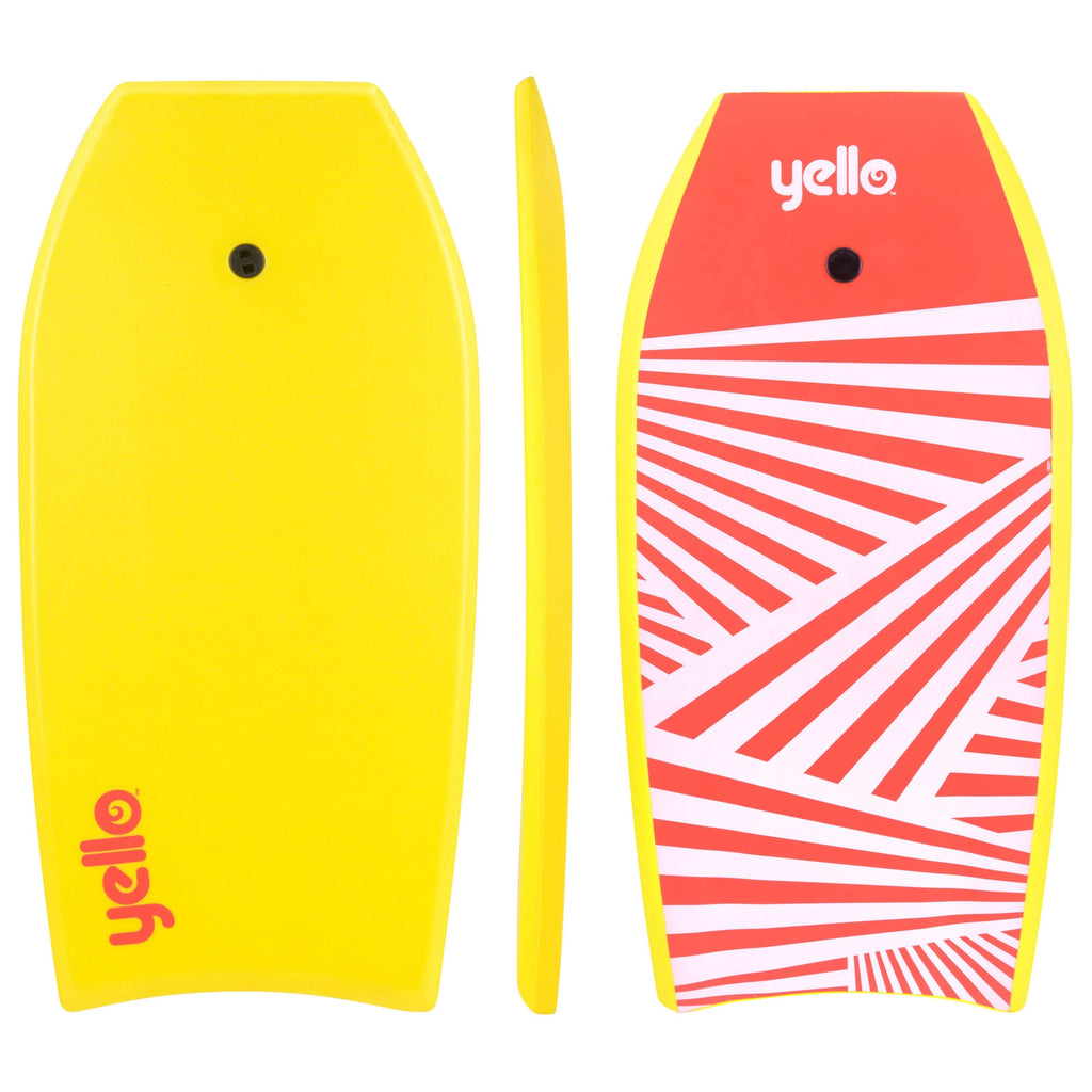 Yello 41 Slick Zig Zag Bodyboard (Yellow)