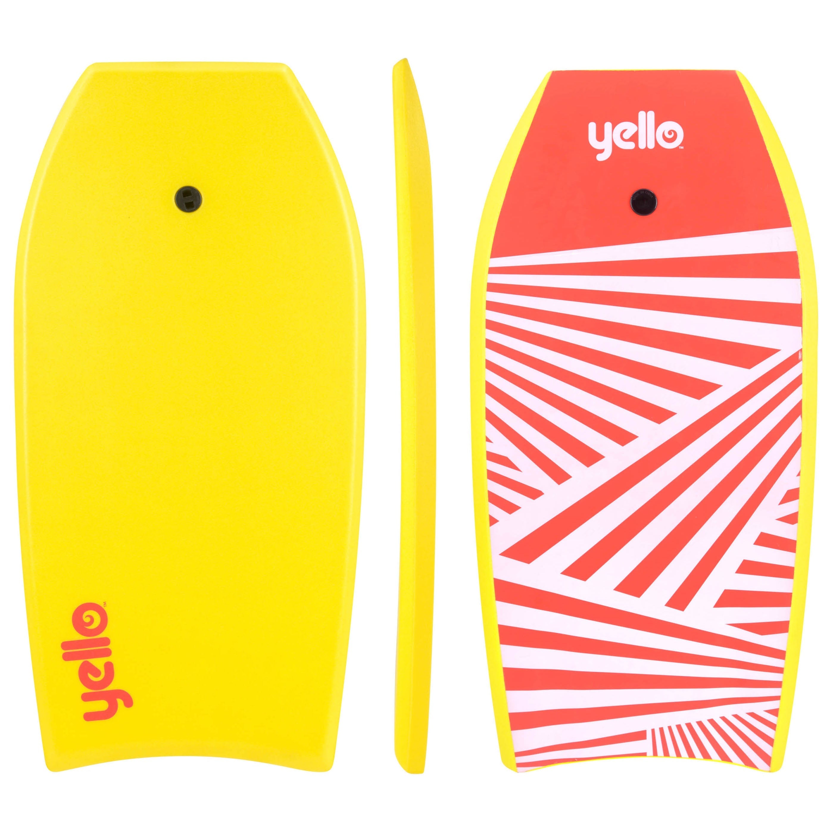 Yello 33 Slick Zig Zag Bodyboard (Yellow)