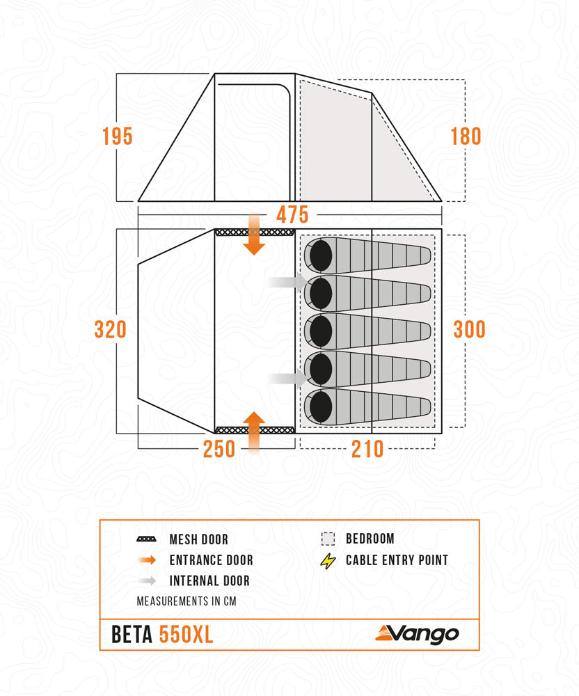 Vango Beta 550XL Tent