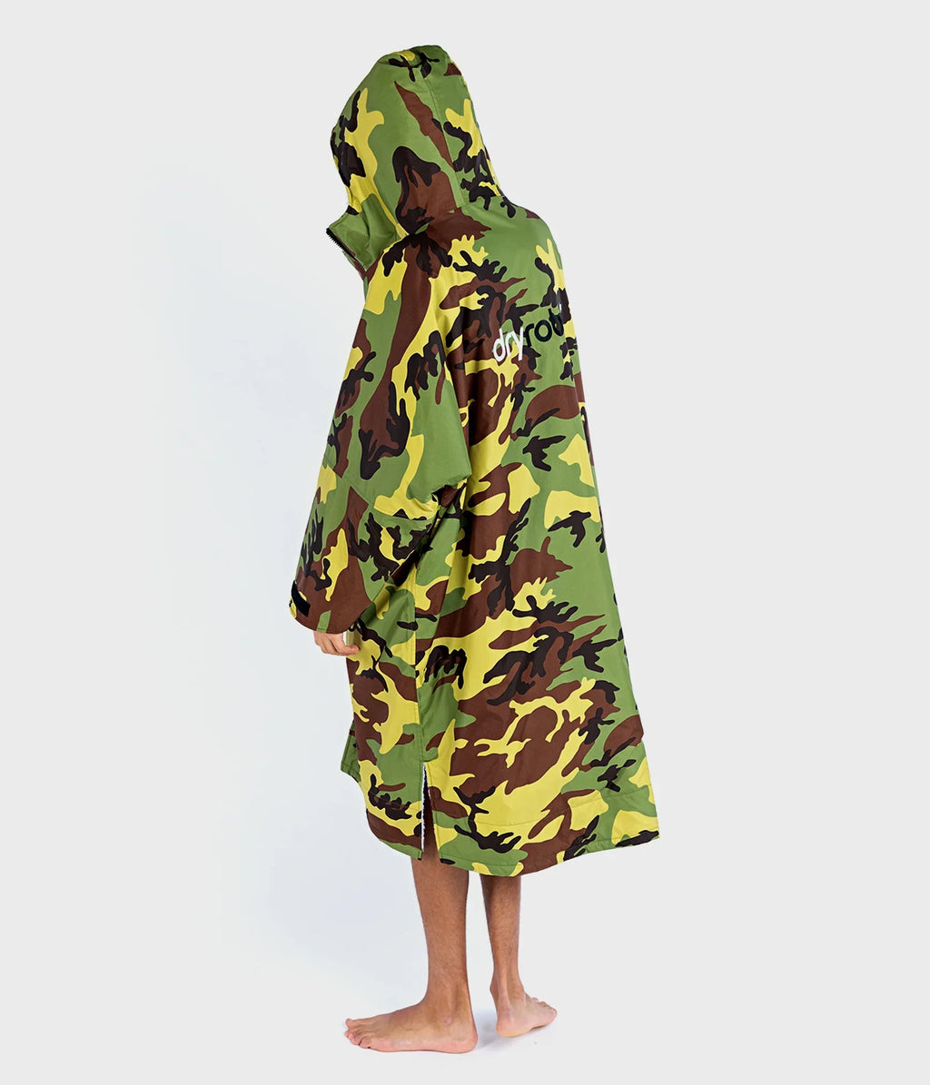 Dryrobe Advance Long Sleeve Camouflage Grey - RECYCLED