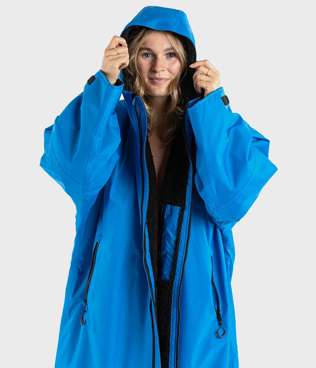 Dryrobe Advance Long Sleeve Cobalt Blue - RECYCLED