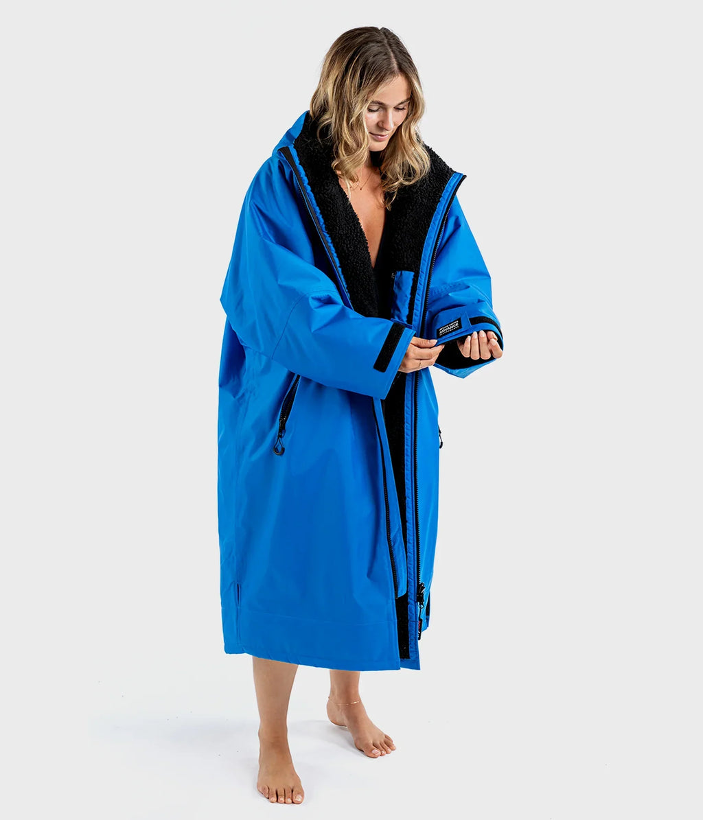 Dryrobe Advance Long Sleeve Cobalt Blue - RECYCLED