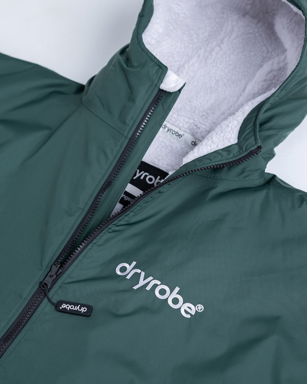 Dryrobe Advance Long Sleeve Dark Green Grey Advance Changing Robe