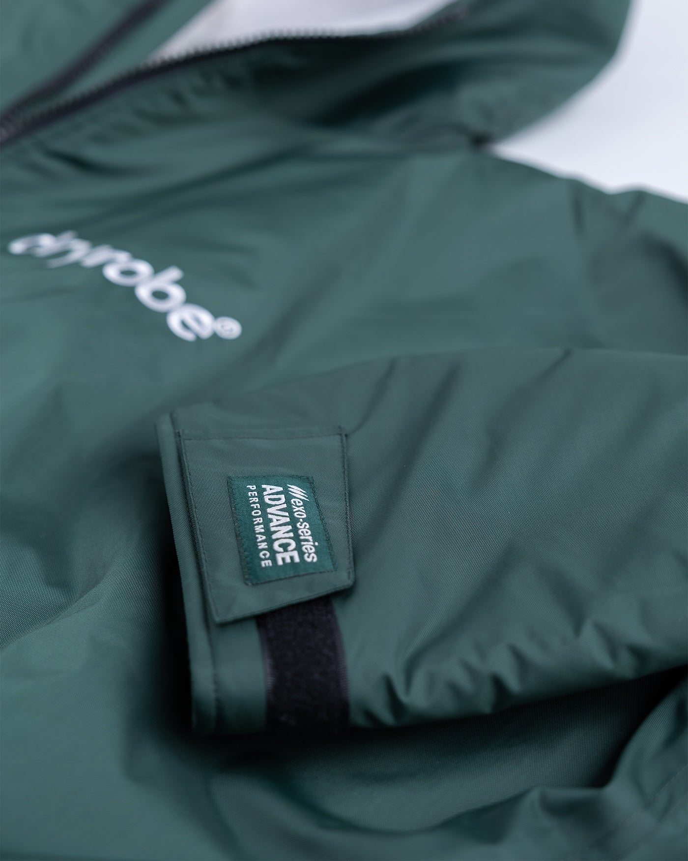 Dryrobe Advance Long Sleeve Dark Green Grey Advance Changing Robe