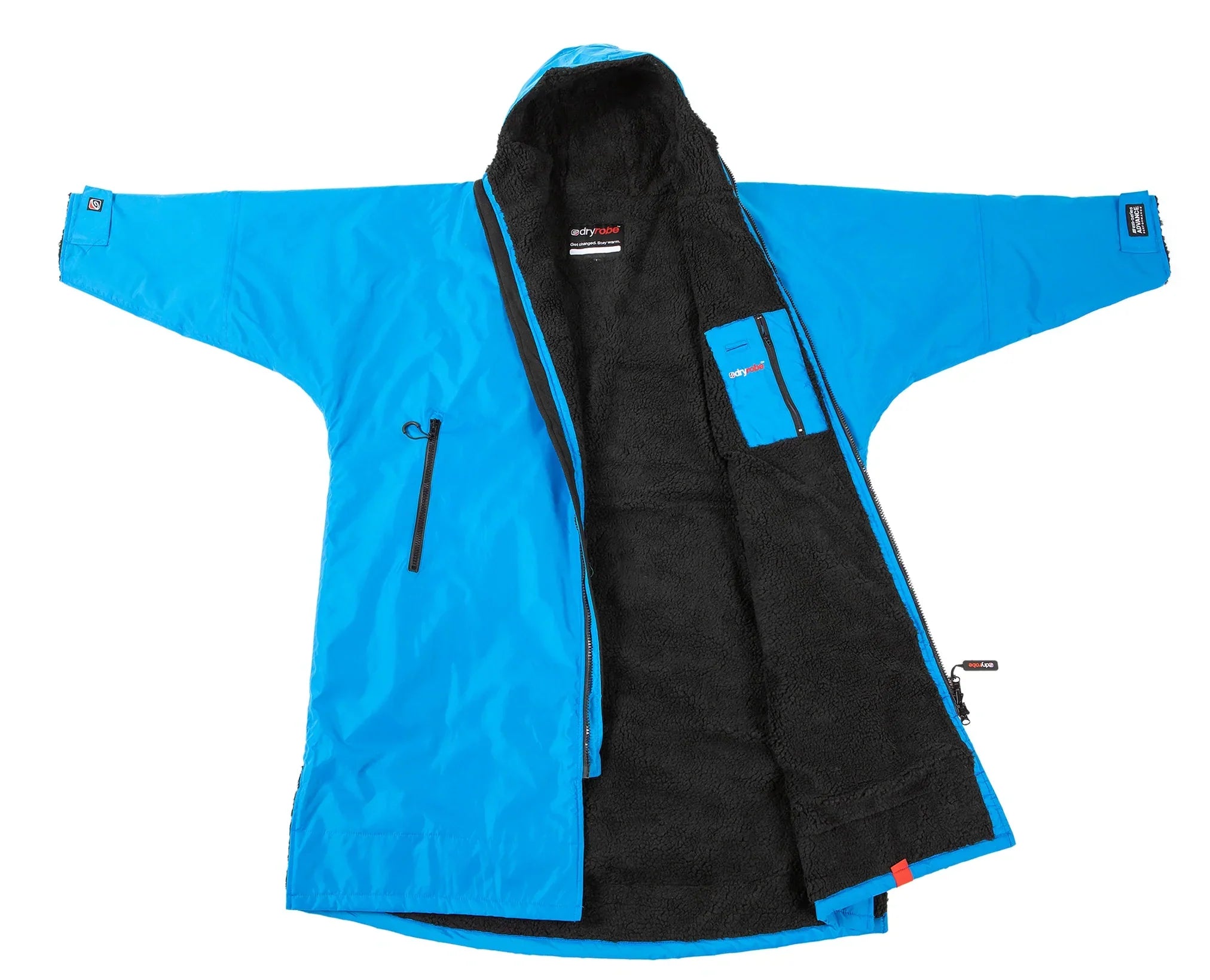 Dryrobe Advance Long Sleeve Cobalt Blue - RECYCLED