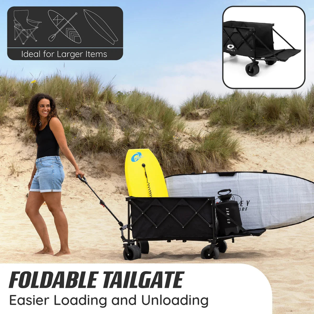 Osprey Beach Trolley - Black