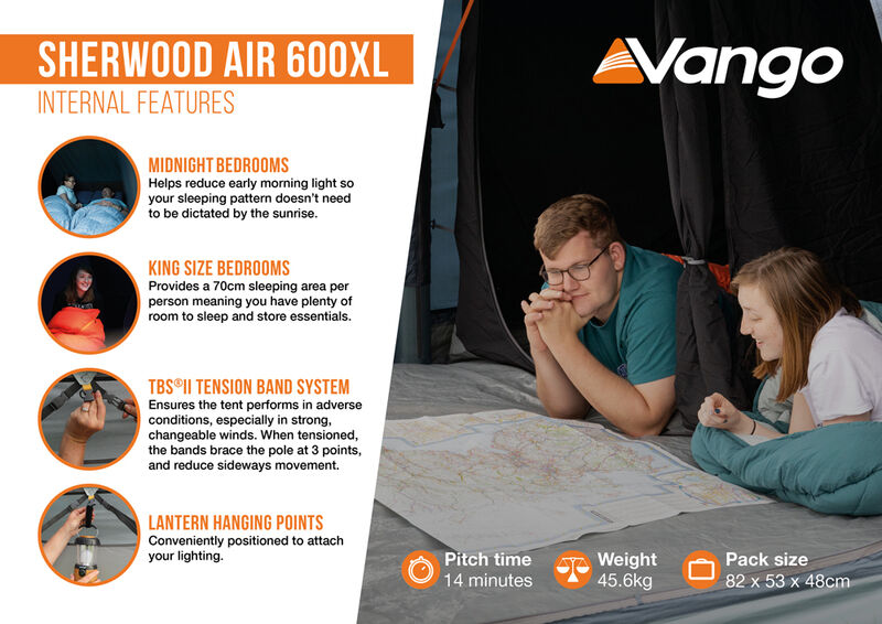 Vango Sherwood Air 600XL Tent Package 2026