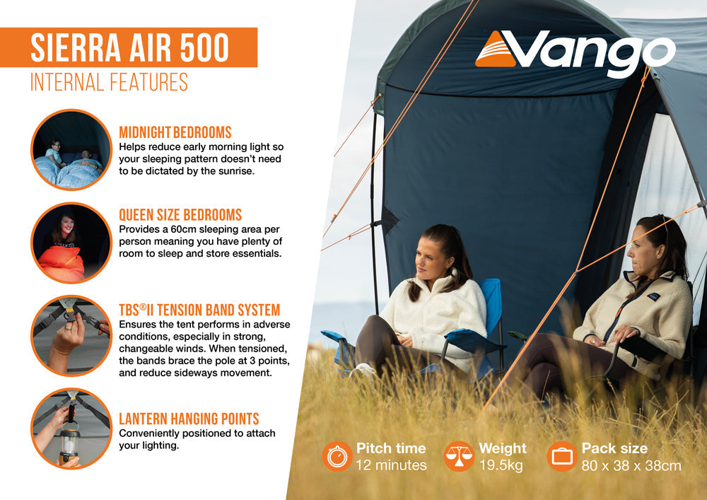 Vango Sierra Air 500 Tent