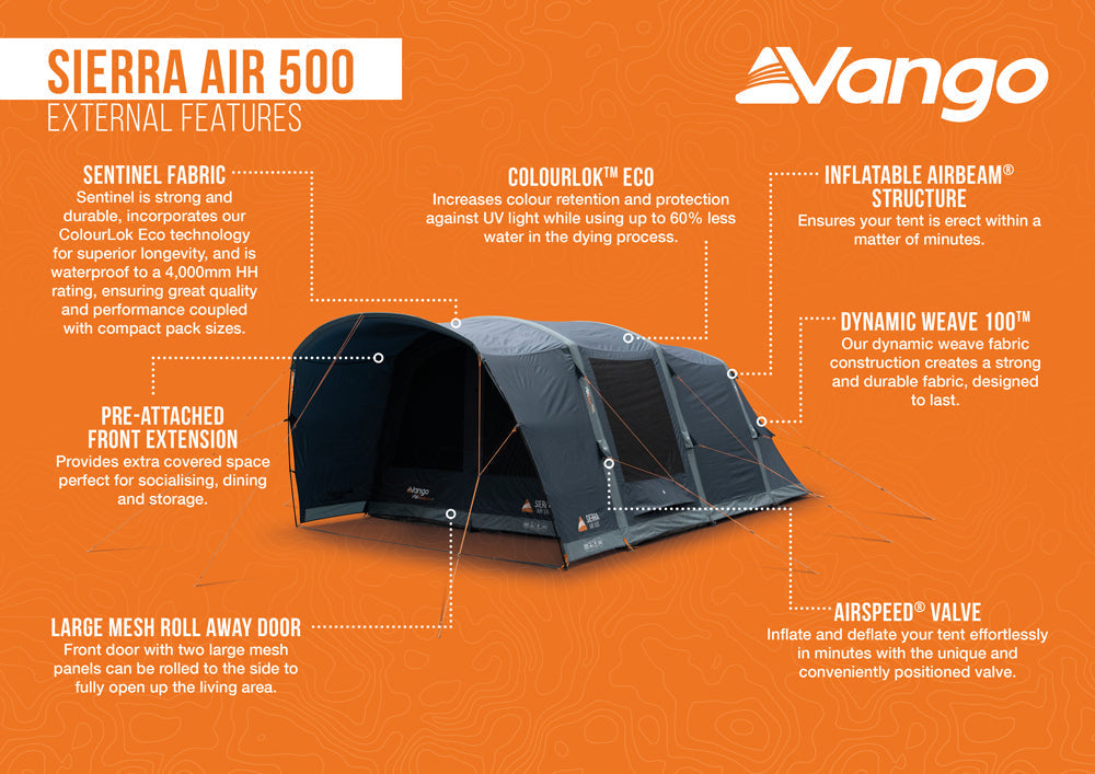 Vango Sierra Air 500 Tent
