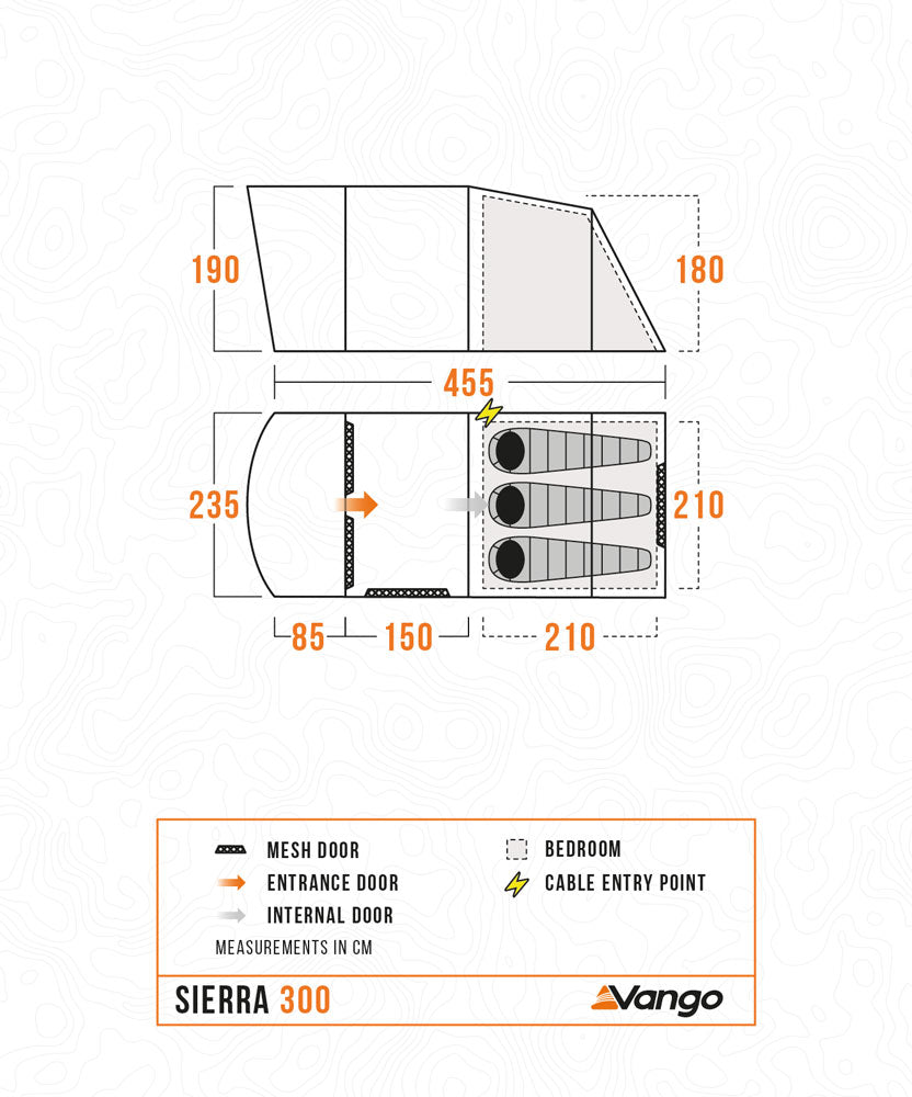 Vango Sierra 300 Poled Tent