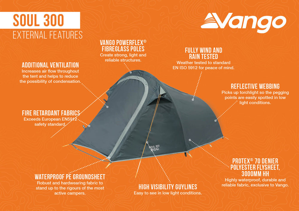 Vango Soul 300 Tent Peridot Green