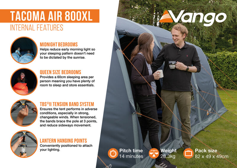 Vango Tacoma Air 800XL Tent