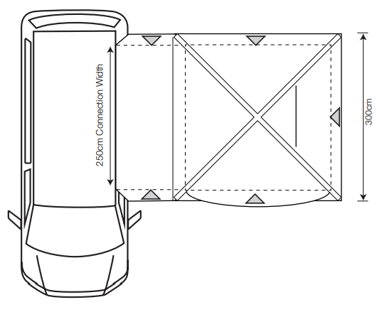 Outdoor Revolution Cayman Air Midline 220cm - 255cm Drive Away Awning 2026