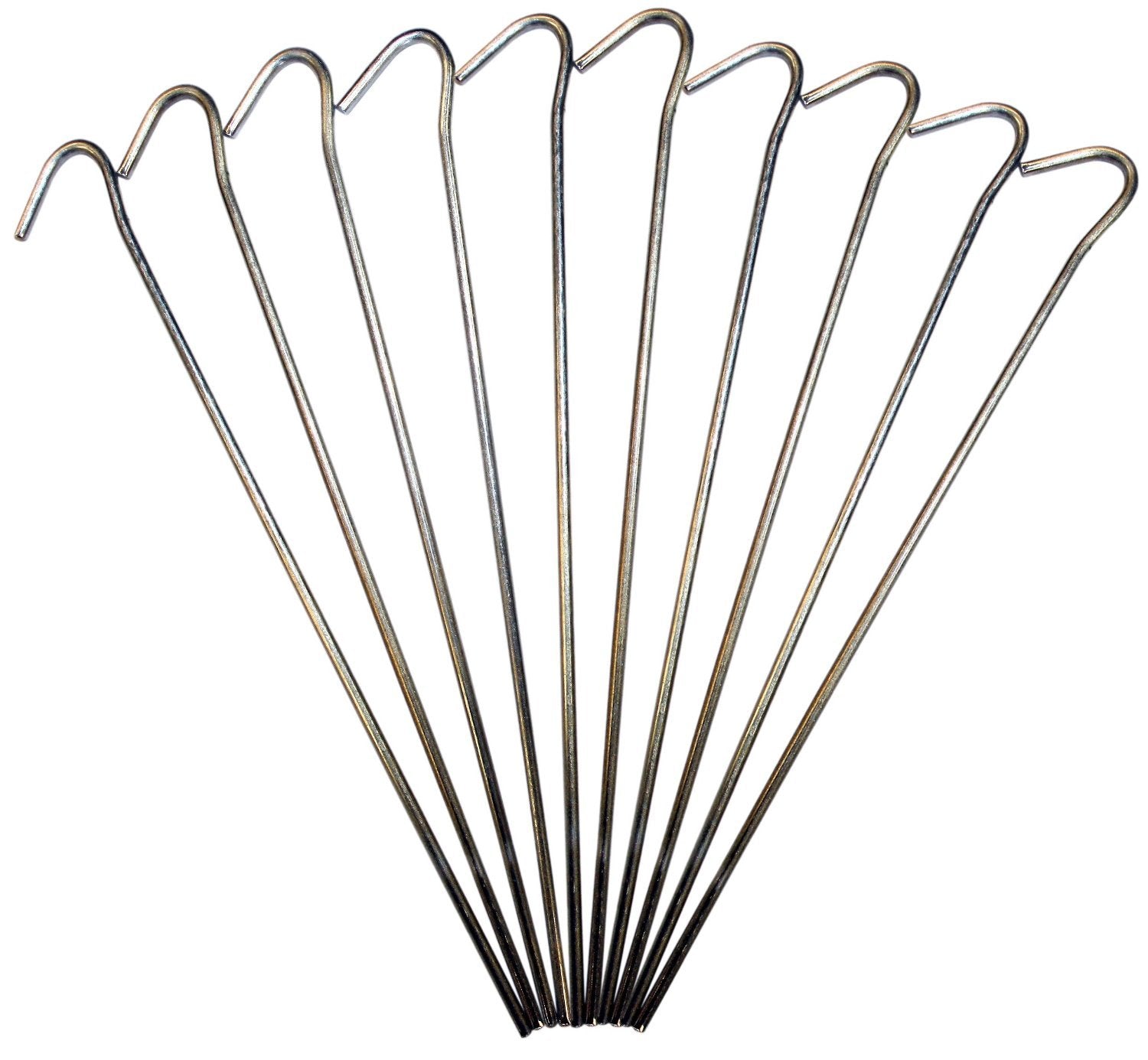 Steel 9 / 23cm Roundwire Pegs x 10 Pegs