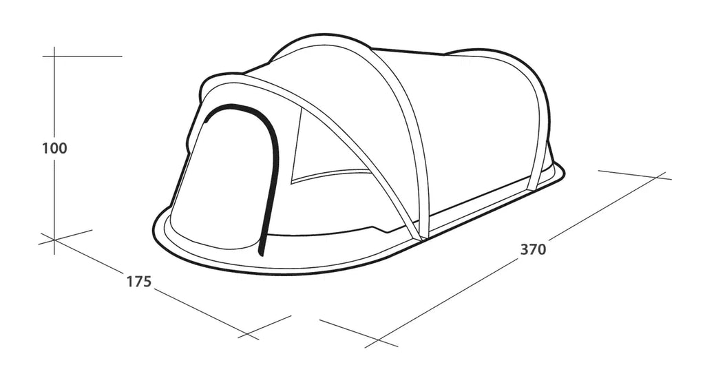 Outwell Nexion 2 Pop Up Tent - Ocean