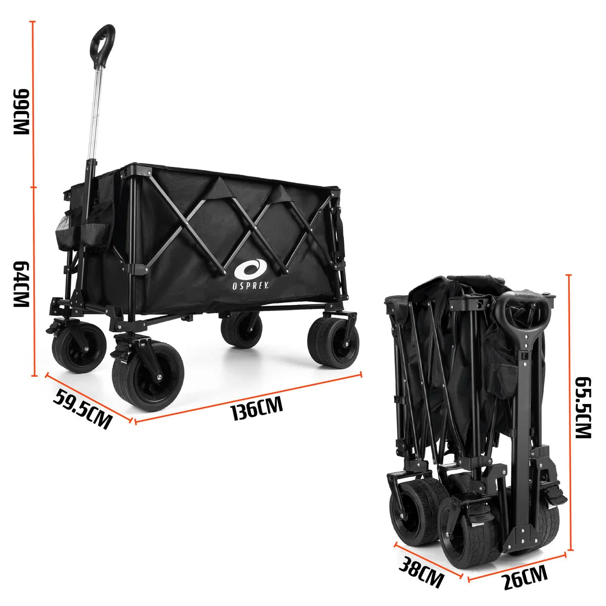 Osprey Beach Trolley - Black